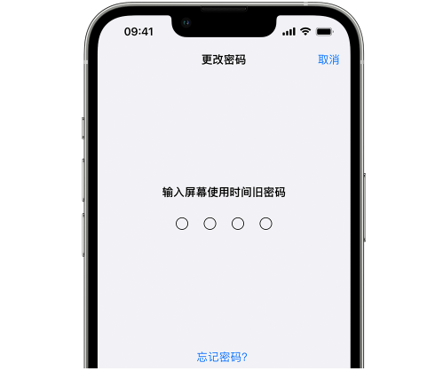 通许iPhone屏幕维修分享iPhone屏幕使用时间密码忘记了怎么办 