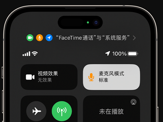 通许苹果授权维修网点分享iPhone在通话时让你的声音更清晰 