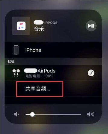 通许苹果14音频维修点分享iPhone14音频共享设置方法 