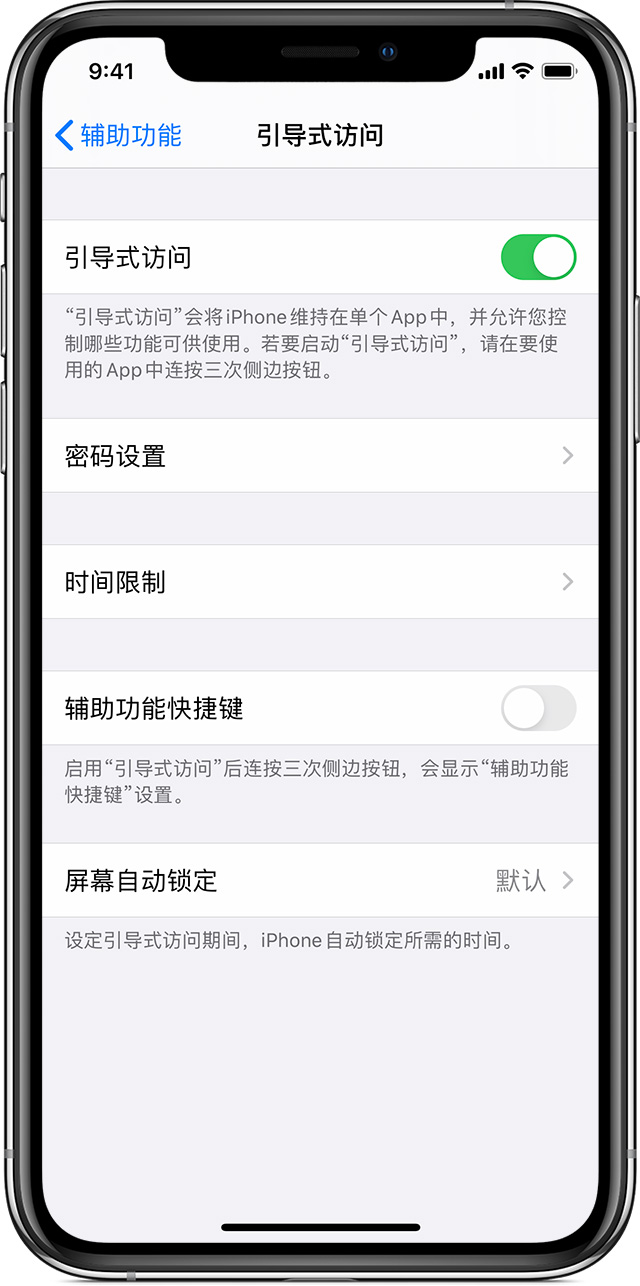 通许苹果手机维修分享如何在 iPhone 上退出引导式访问 