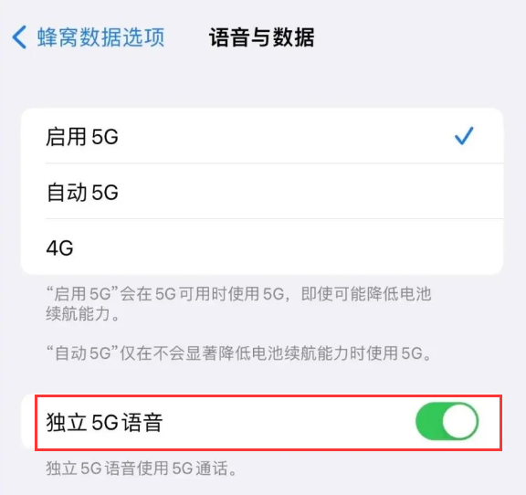 通许苹果14维修分享iPhone 14 Pro如何开启VoNR 