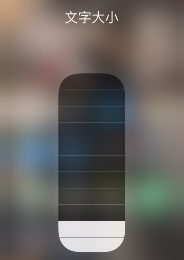 通许苹果手机维修分享小技巧：在 iPhone 控制中心快速调节字体大小 