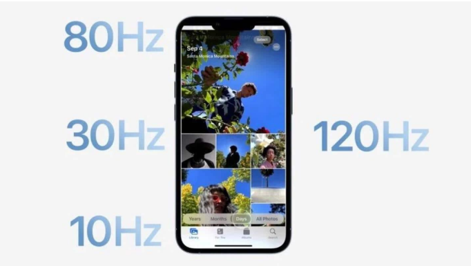 通许苹果14维修分享iPhone 14有高刷吗 